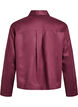Short faux suede jacket with pockets, Red, Packshot image number 1