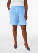 Shorts with pockets and high waist, Light Blue, Model image number 0