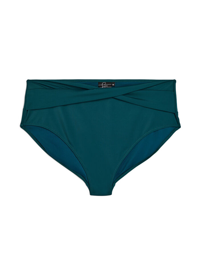 Bikini briefs with wrap detail, Green, Packshot image number 0