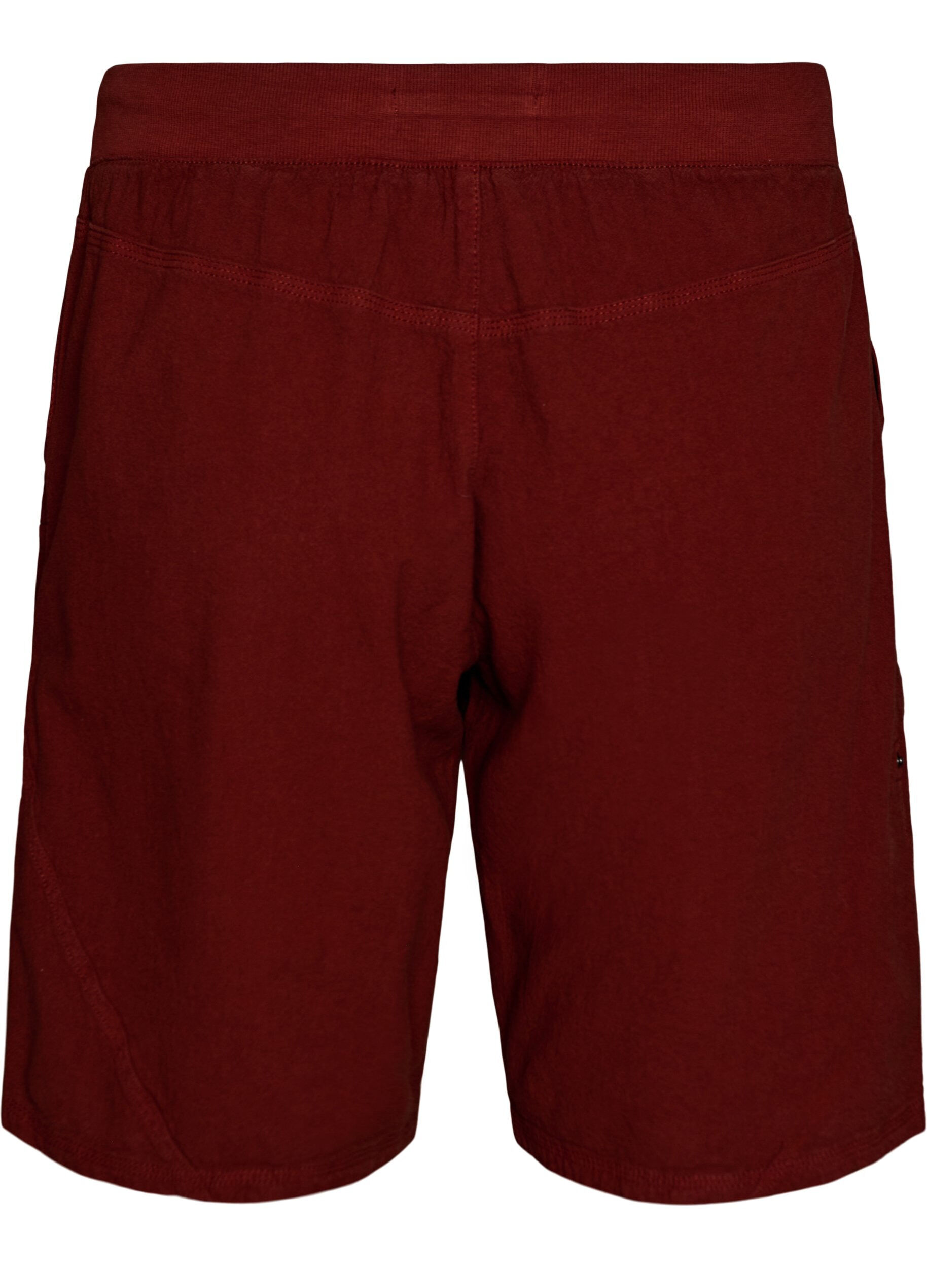 Zizzifashion Loose cotton shorts with pockets, Red, Packshot image number 1