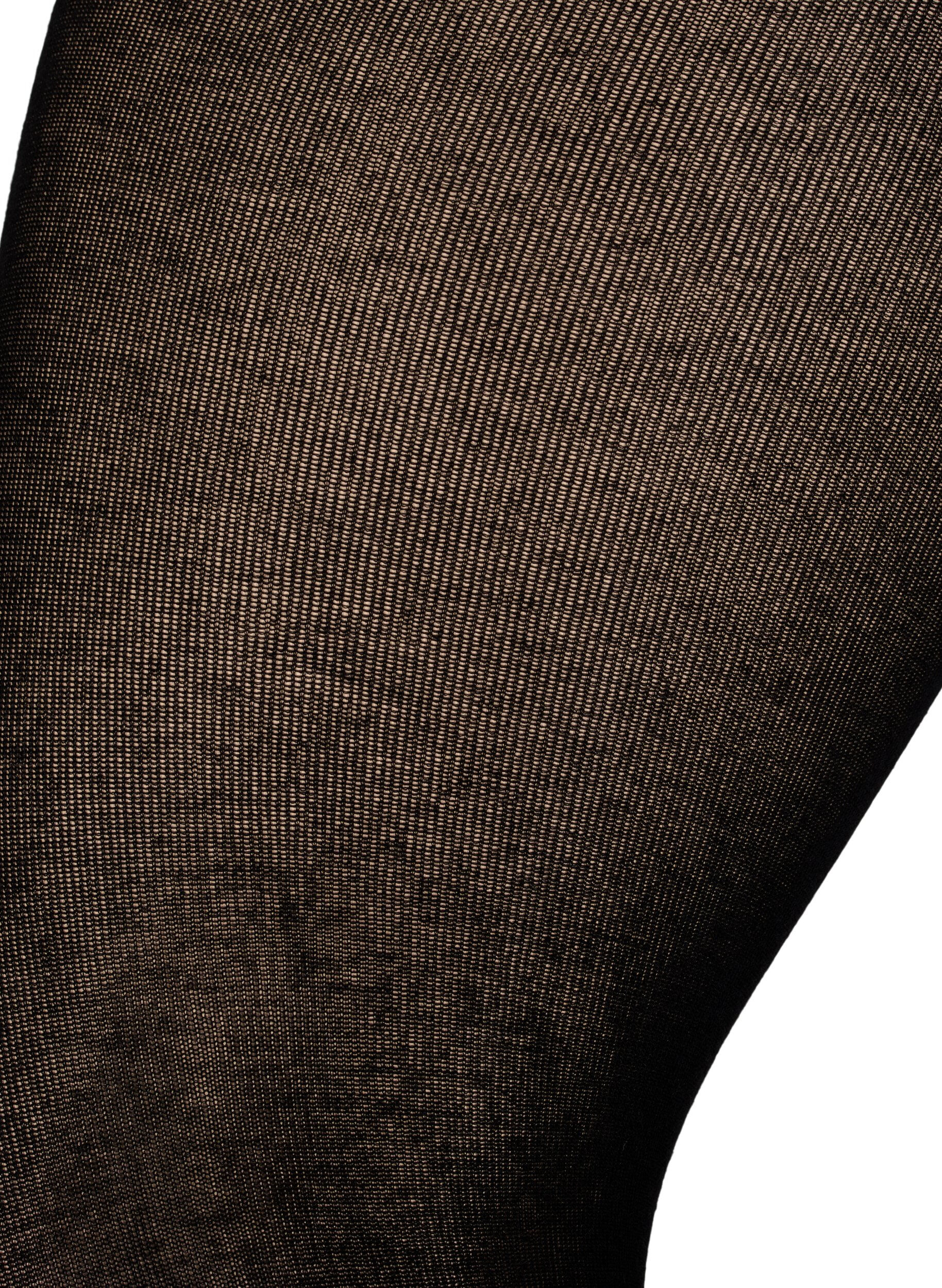 Zizzifashion 150 denier tights with cashmere and viscose, Black, Packshot image number 1
