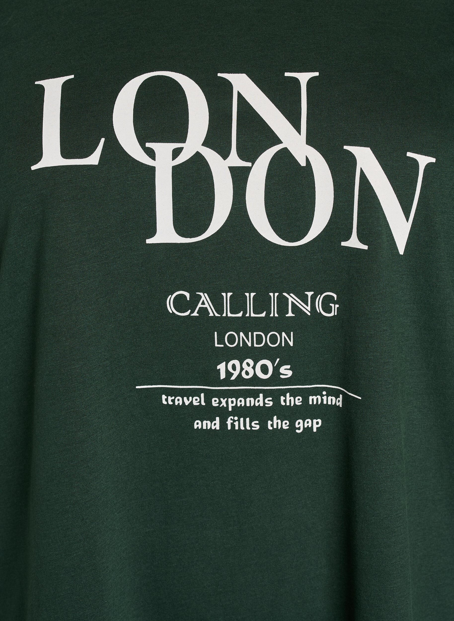 Zizzifashion T-shirt with motif, Green, Packshot image number 2