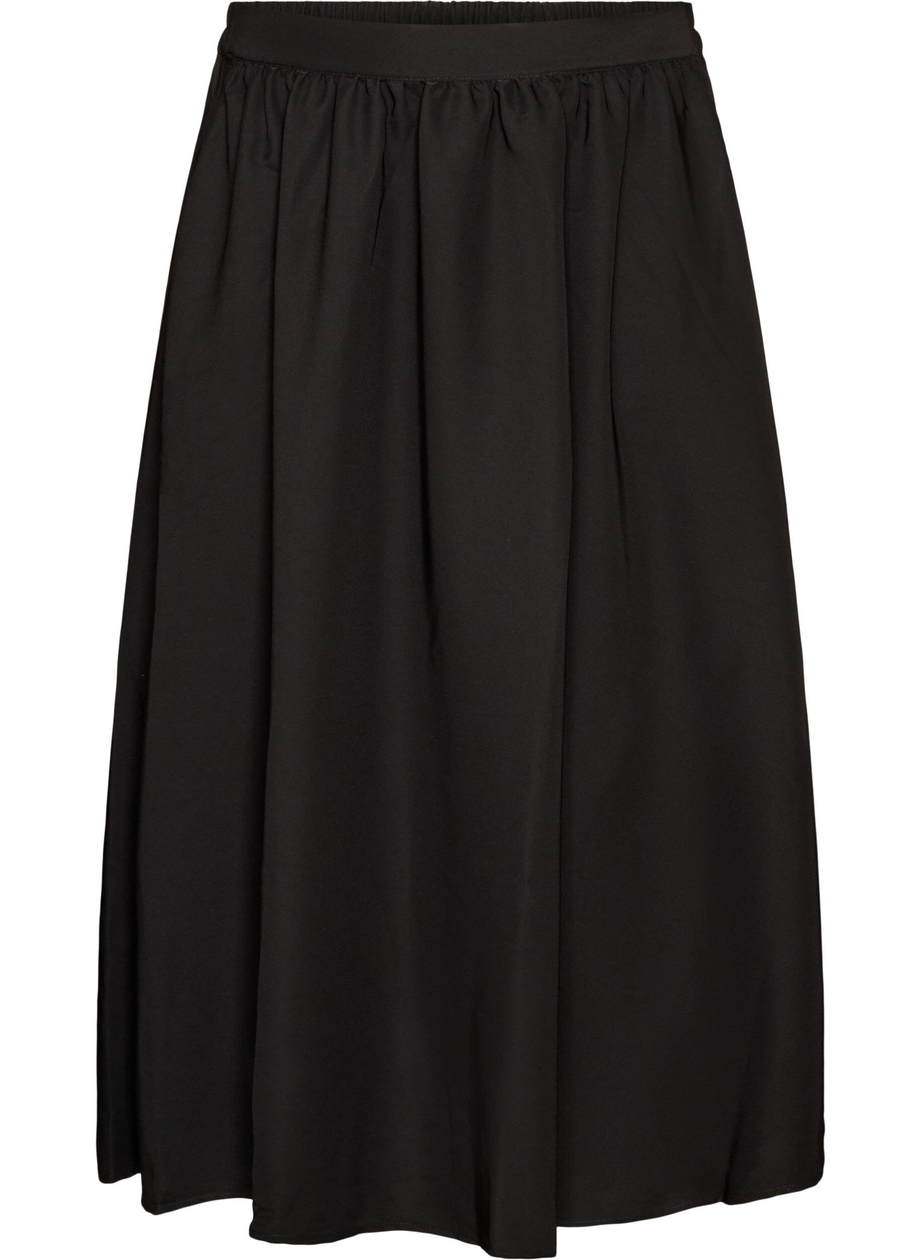 A-line maxi skirt with pockets