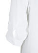 Viscose tunic with 3/4 sleeves, White, Packshot image number 3