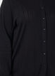 Cardigan in organic cotton with eyelet embroidery, Black, Model image number 3