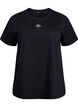 T-shirt with decorative details, Black, Packshot image number 0