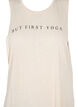 Sleeveless training top in viscose, Lilac Ash w. BlackP., Packshot image number 2