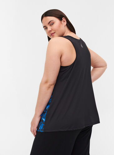 Workout top with print details, Daphne Print, Model image number 1