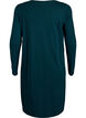 Long-sleeved nightgown in organic cotton, Green, Packshot image number 1