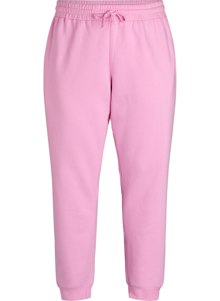 High-waisted joggers, Pink, Packshot image number 0