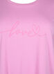Crew neck cotton T-shirt with print, RoseBloom W. Love, Packshot image number 2