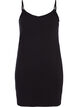 Long basic cotton top , Black, Packshot image number 0