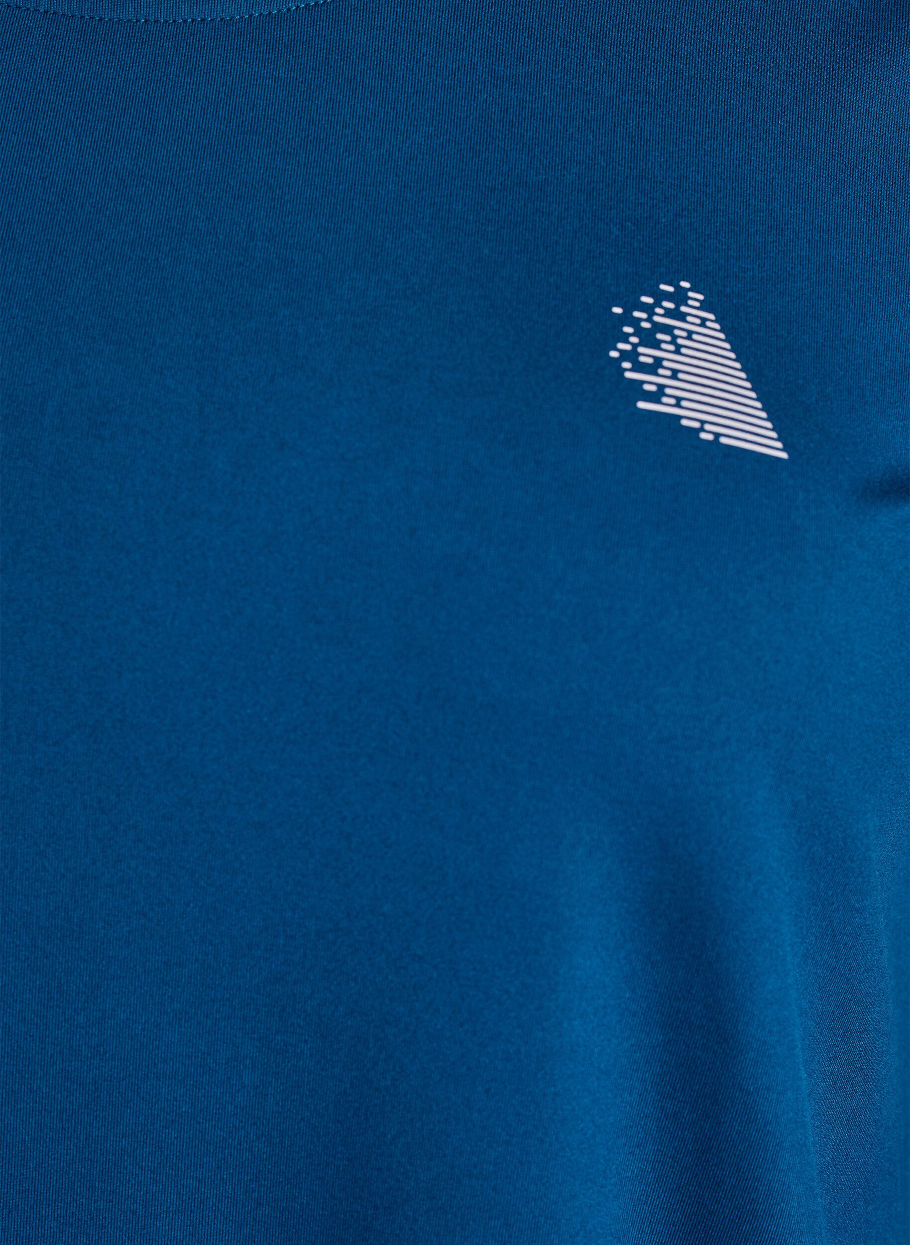 ZizzifashionWorkout top with 3/4 sleeves, Blue, Packshot image number 2