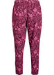 Cotton pyjamas pants with print, Dark Bordeaux, Packshot image number 1