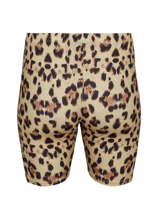 Leopard print cycling shorts, Leopard AOP, Packshot image number 1