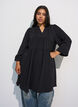 A-line dress with an empire line, Black, Model image number 0