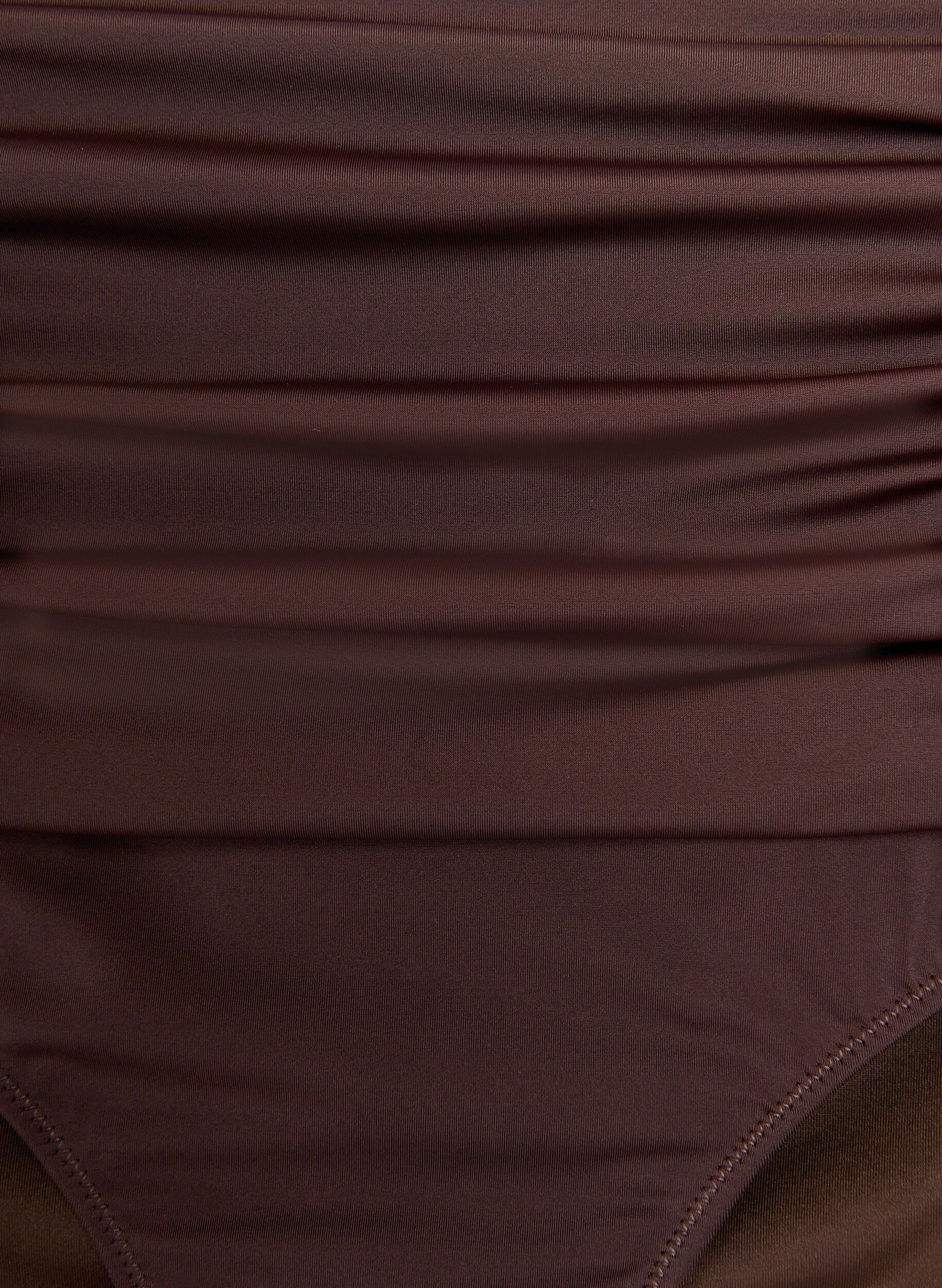 Zizzifashion High waisted bikini bottom, Brown, Packshot image number 2