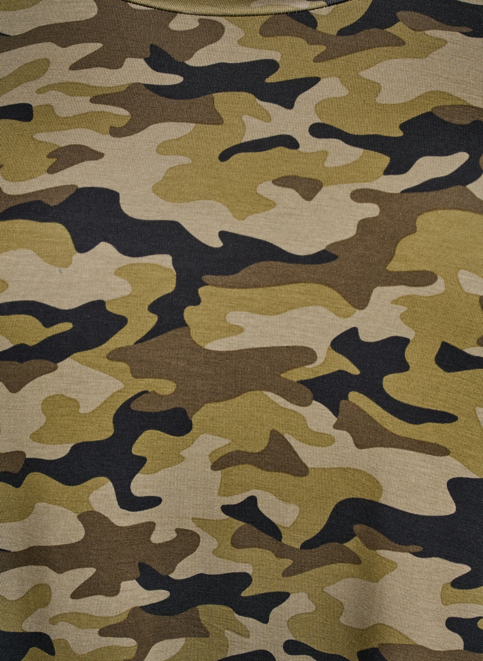 Zizzifashion T-shirt with TENCEL&trade; Lyocell and camouflage print, Green, Packshot image number 2