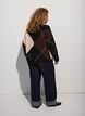 Knit with harlequin pattern, Black, Model image number 2