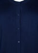 Viscose knit cardigan with buttons, Navy Blazer, Packshot image number 2