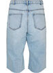 Cropped jeans with a distressed look and raw edges, Light Blue, Packshot image number 1