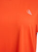 Solid-coloured training T-shirt, Orange, Packshot image number 2