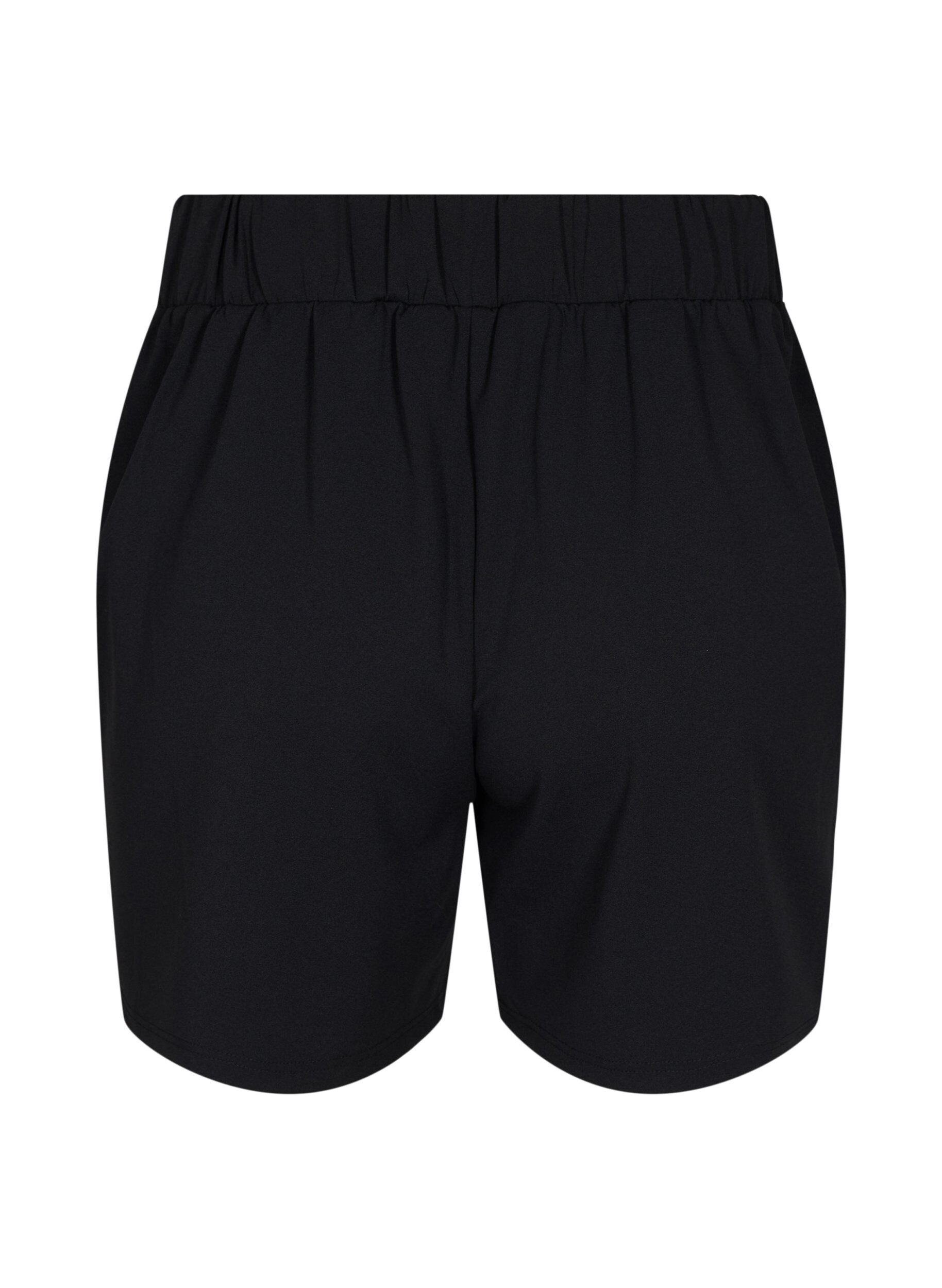 Zizzifashion Shorts with pockets and loose fit, Black, Packshot image number 1