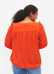 Long-sleeved blouse with frilled details (GRS), Orange.com, Model image number 1