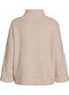 Jumper with turtleneck and cable knit, Vanilla, Packshot image number 1