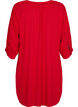 Viscose tunic with 3/4 sleeves, Red, Packshot image number 1