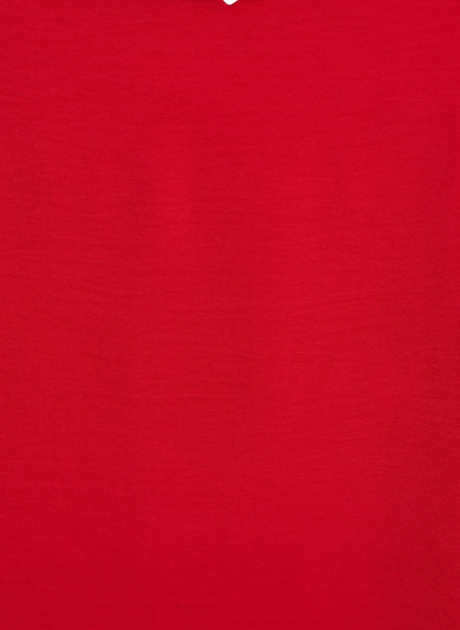 Zizzifashion Top with a wavy hem, Red, Packshot image number 2