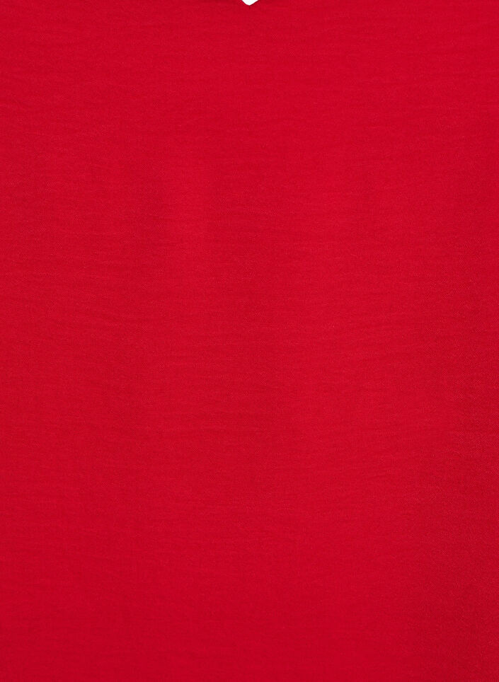 Top with a wavy hem, Red, Packshot image number 2