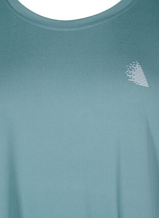 Short-sleeved training t-shirt, North Atlantic, Packshot image number 2