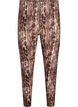 Viscose leggings with print, Brown, Packshot image number 0