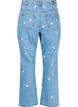 High-waisted Gemma jeans with hearts, Blue, Packshot image number 1