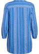 Tunic with embroidered pattern, Blue, Packshot image number 1