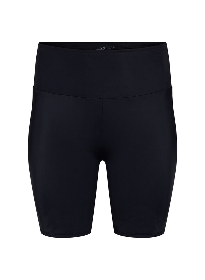 Long swim shorts, Black, Packshot image number 0