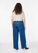 Kiana jeans with a straight fit and high waist, Blue, Model image number 1