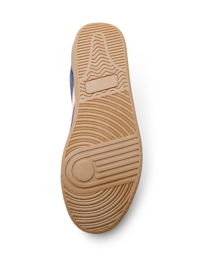 Faux suede sneakers, Blue, Packshot image number 4