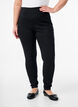 Stretchy jeggings with a high waist, Black, Model image number 2