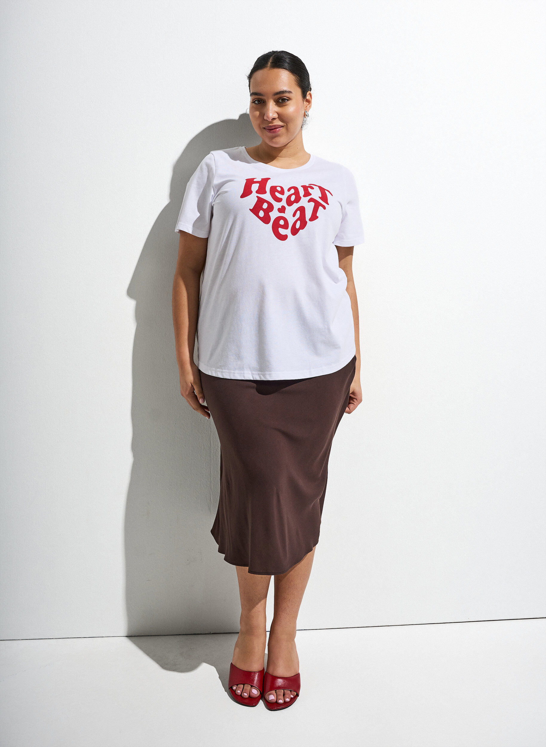ZizzifashionT-shirt with motif, White, Image image number 0