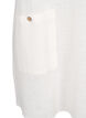 3/4 sleeve cotton blend tunic with linen, Off-White, Packshot image number 3