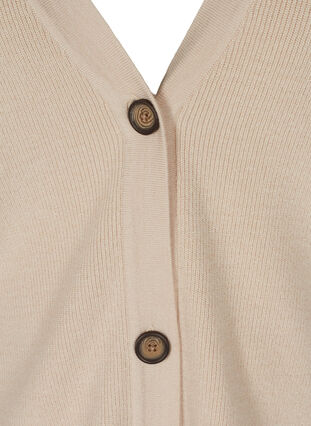 Short knitted cardigan with buttons, Moonbeam Mel., Packshot image number 2