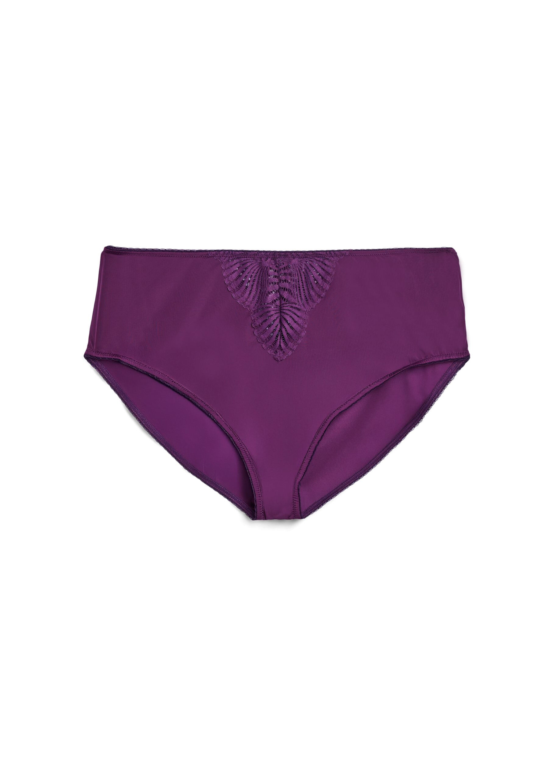 Briefs panties in microfibre with lace details