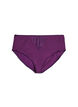 Briefs panties in microfibre with lace details, Dark Bordeaux, Packshot image number 0