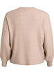 Ribbed cardigan with buttons, Beige, Packshot image number 1