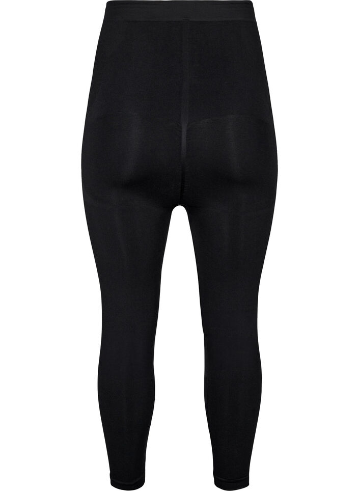 Shapewear leggings with high waist, Black, Packshot image number 1
