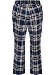 Checked cotton pyjama bottoms, Blue, Packshot image number 1