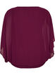Chiffon blouse with balloon effect, Purple, Packshot image number 1