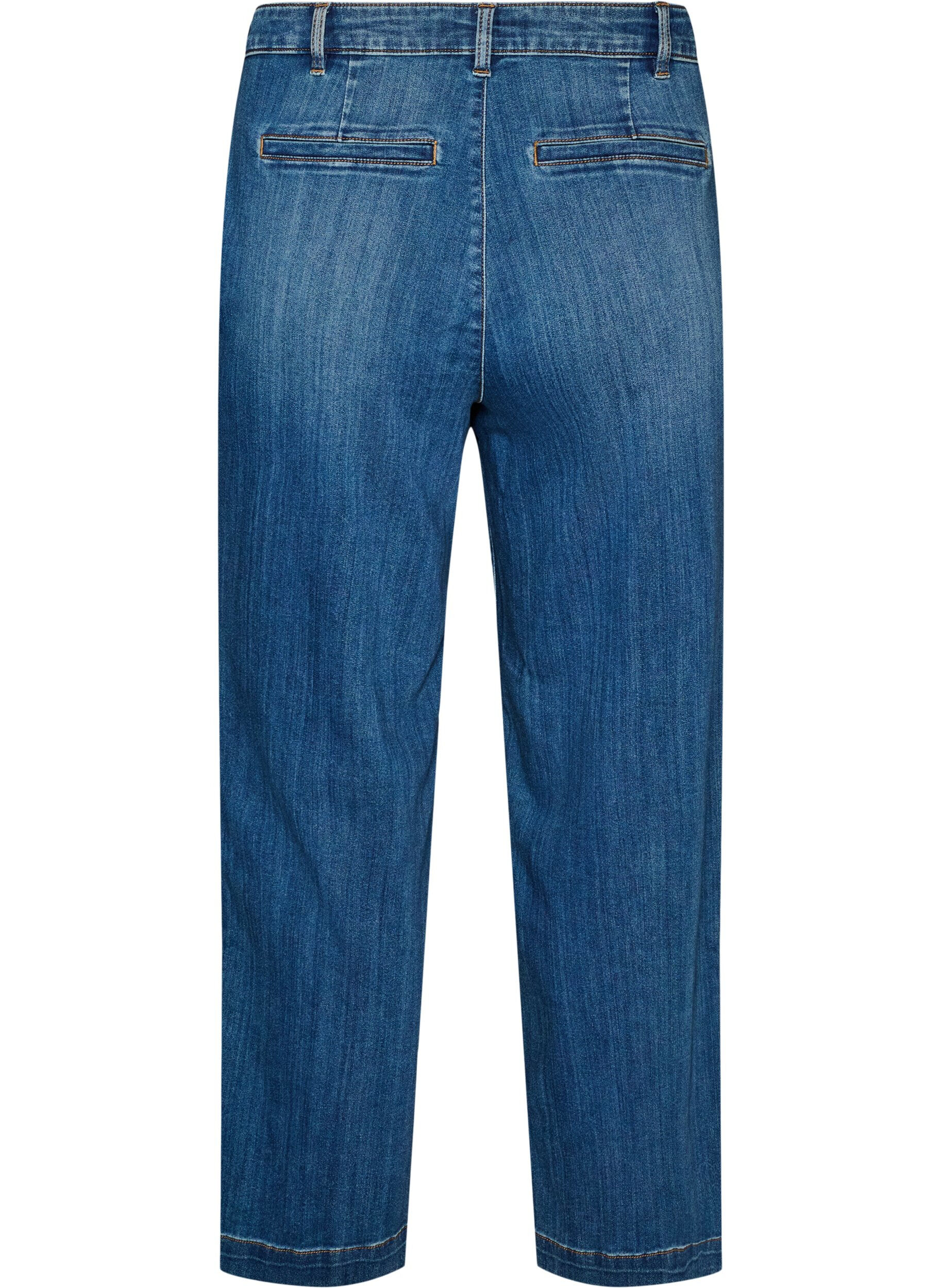 ZizzifashionWide fit Myra jeans with high waist, Blue, Packshot image number 1